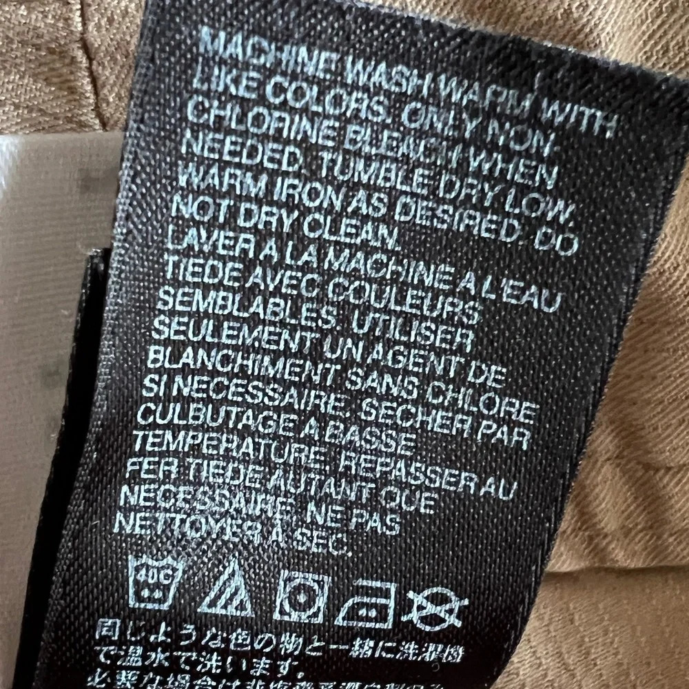 The North Face Beige Convertible Outdoor Hiking Straight Cargo Pants Size 10 EUC - Picture 11 of 12